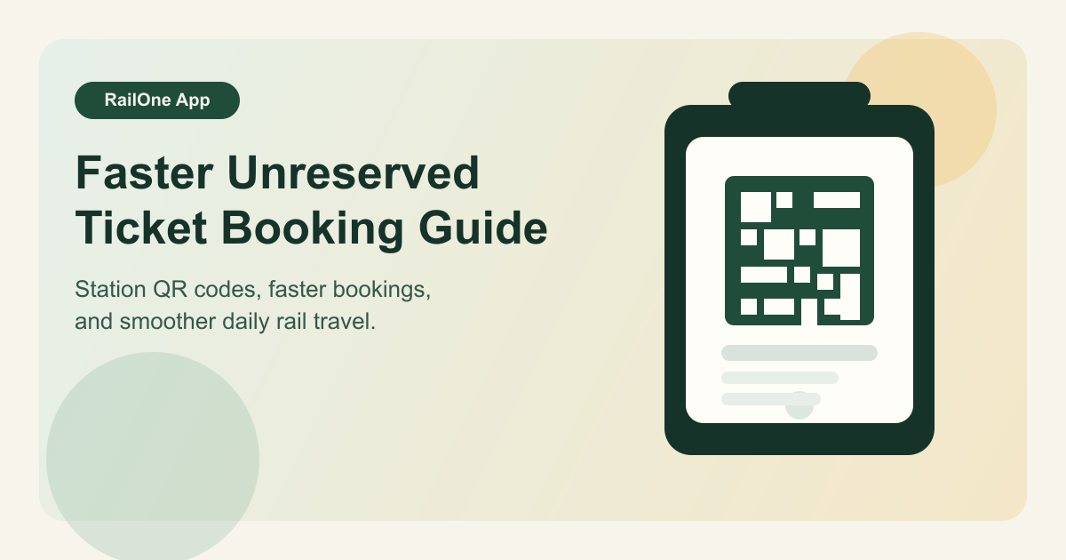 RailOne App Guide for Faster Unreserved Ticket Booking