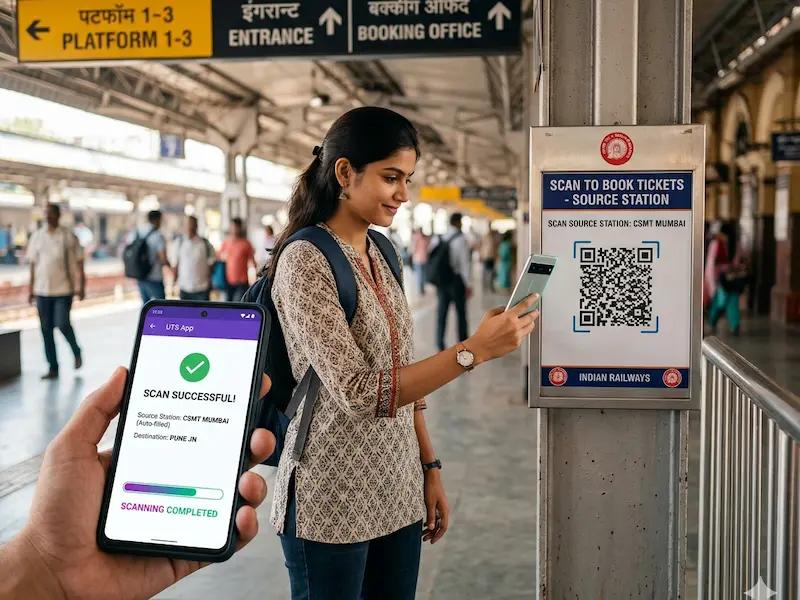 How to Scan Source Station QR Code (RailOne Guide) | MyStationQR