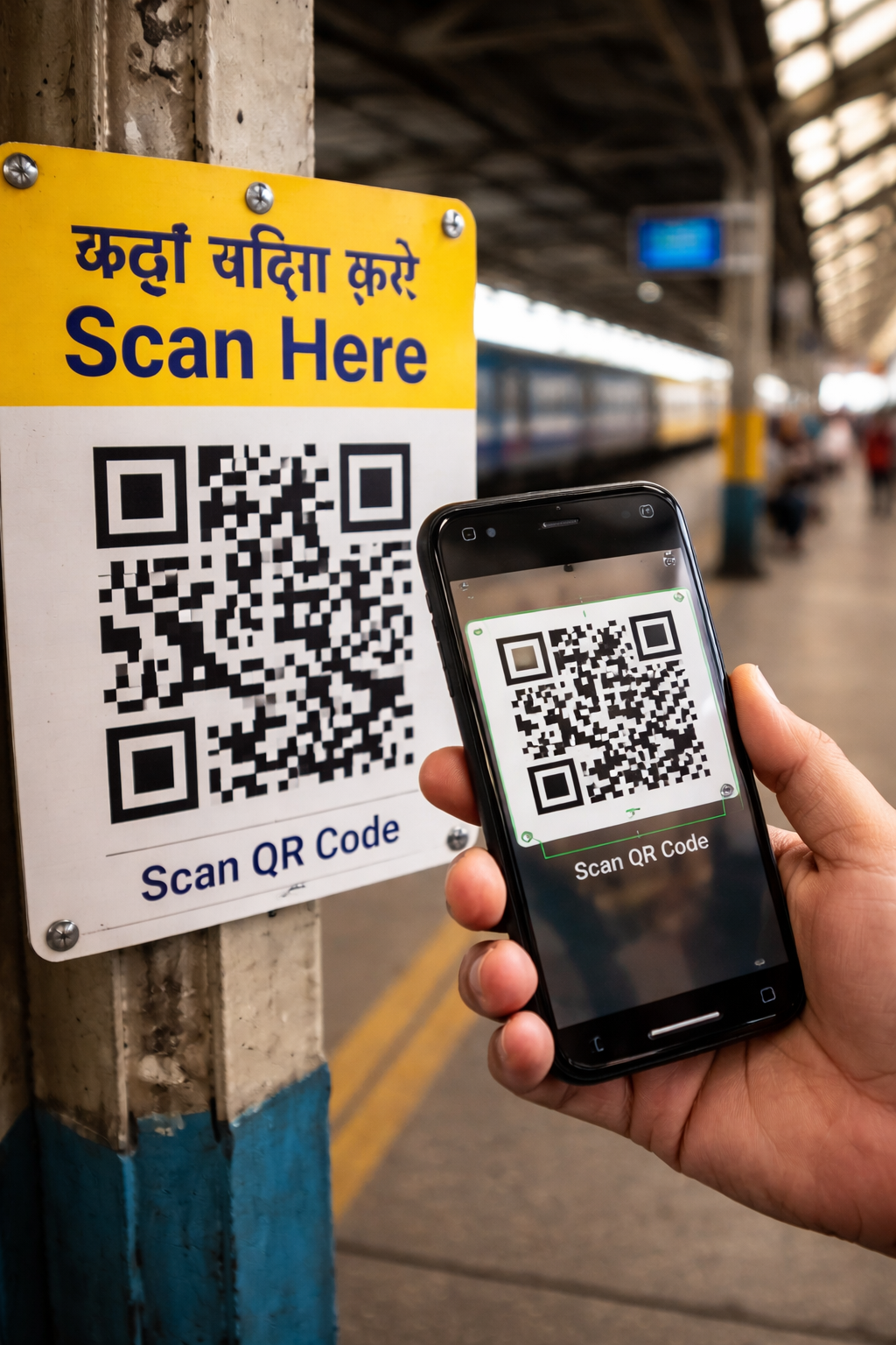 How QR Codes Are Transforming Railway Travel in India